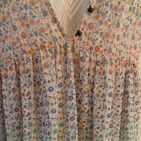 ANTHROPOLOGIE MAEVE VIOLETTA FLORAL SLIP DRESS - Picture 11 of 16